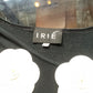 IRIÉ 2000's 3D white plastic flower black tube dress