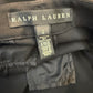 Ralph Lauren 2010's black pantsuit with golden buttons and stripes