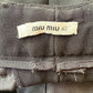 Miu Miu 2010's black trousers with bow ankle detail