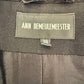 Ann Demeulemeester 2000's black wool tailcoat with pink lace cuffs
