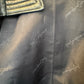 Yves Saint Laurent 80's black and white leather harlequin coat