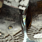 Miu Miu 2000's brown leather platform clogs with crossed ankle straps size 39