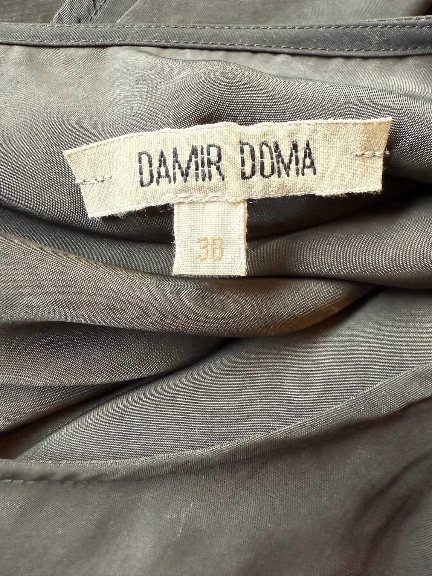 Damir Doma Spring 2011 grey wrap tunic / dress