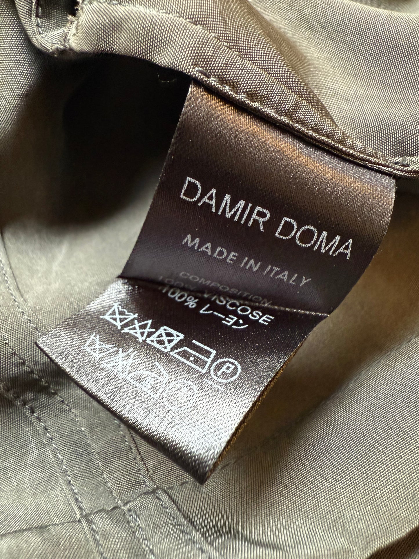 Damir Doma Spring 2011 grey wrap tunic / dress