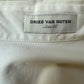 Dries van Noten 2000's double layered white cotton and sheer shirt dress