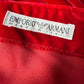 Emporio Armani 90's velvet asymmetric dress with high slit