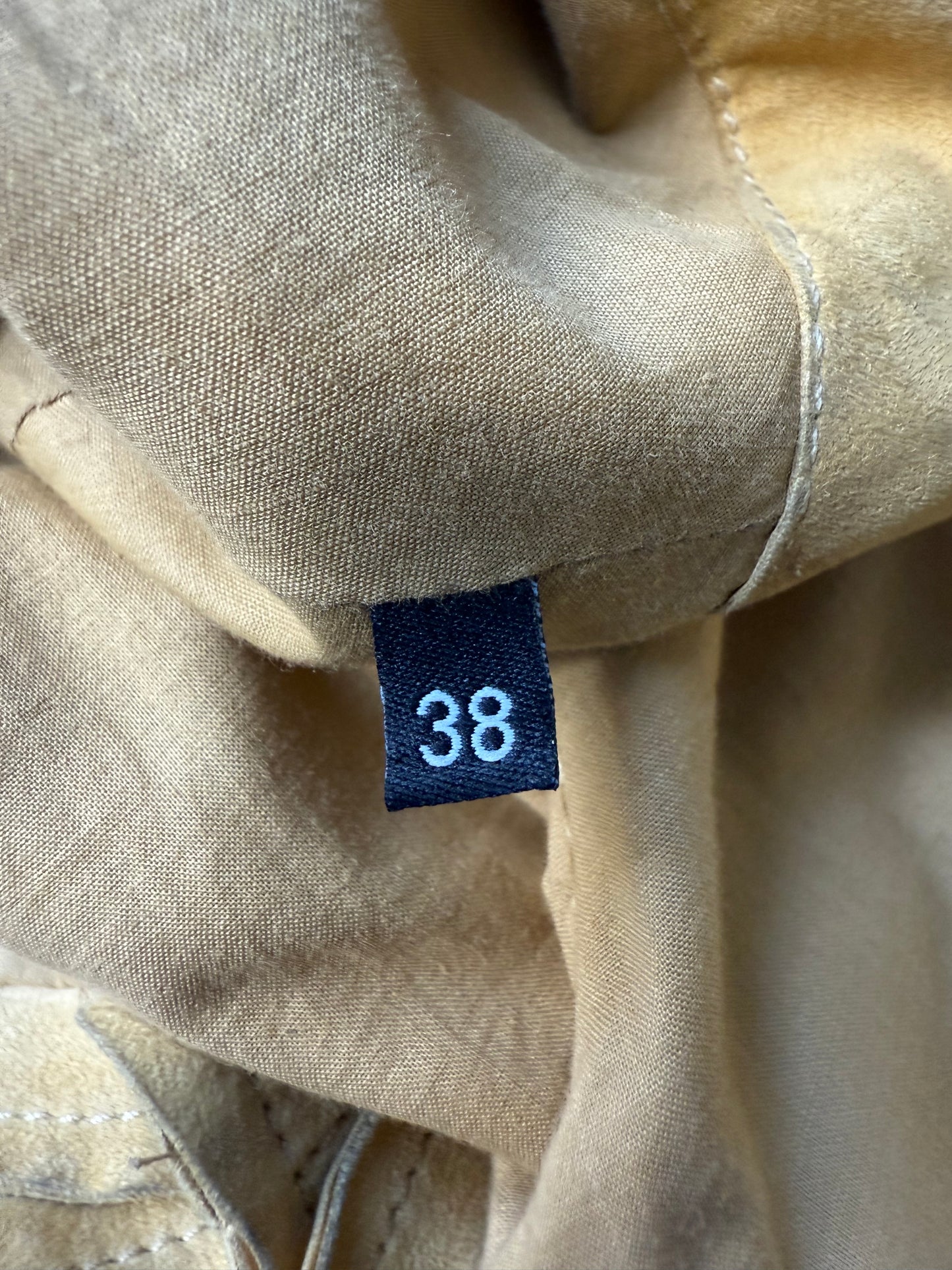 Gucci 90's suede camel jacket