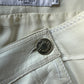 Dior 2000's white leather prototype pencil skirt with mesh detail