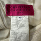 Christian Lacroix 1995 white and gold skirt suit with flower embroideries