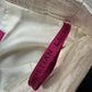 Christian Lacroix 1995 white and gold skirt suit with flower embroideries