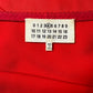 Maison Margiela Fall 2018 red silky midi skirt