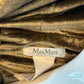 Max Mara 2000's golden hooded sweater dress