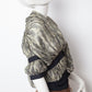 Balenciaga FW 2009 silk graphic print light green top