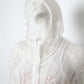 Krizia 80's organza jacket with hood