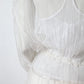 Krizia 80's organza jacket with hood