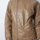 Dirk Bikkembergs 2000's vinyl cognac  racer jacket