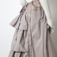 Veronique Branquinho SS 2008 brown ruffled layered maxi skirt
