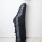 Veronique Branquinho FW 2014 large knit petrol blue cape