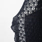 Veronique Branquinho FW 2014 large knit petrol blue cape