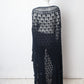 Veronique Branquinho FW 2014 large knit petrol blue cape