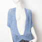 Veronique Branquinho 2000's prototype leather woven sweater