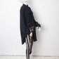 Ann Demeulemeester 2010's linen striped black and grey capri pants