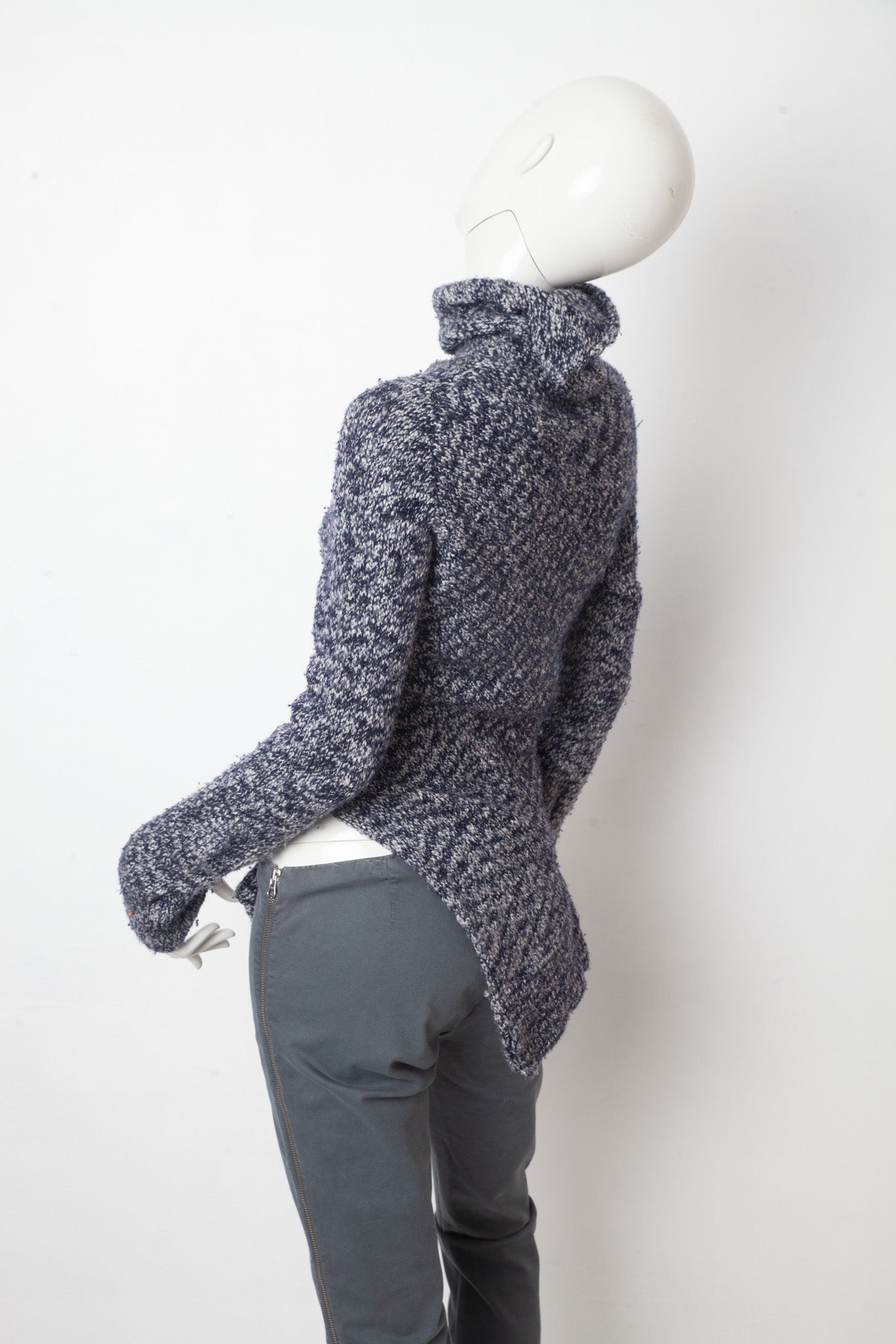 Yohji Yamamoto 2000's wool knit cut out sweater
