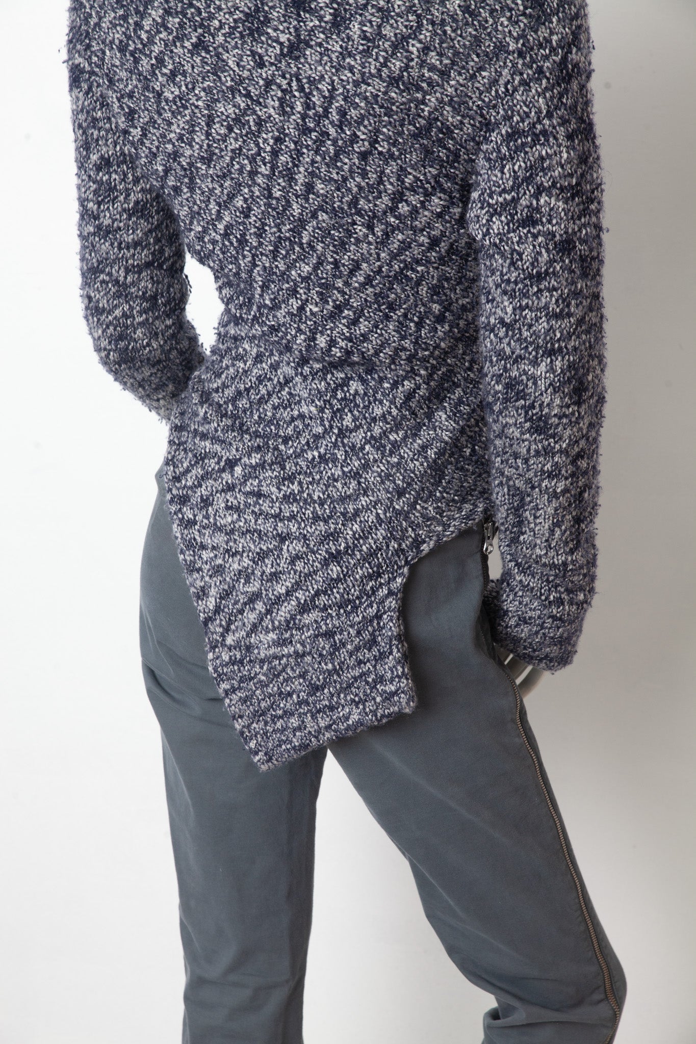 Yohji Yamamoto 2000's wool knit cut out sweater