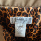 Jean Charles de Castelbajac 90's velvet beige maxi skirt with leopard lining