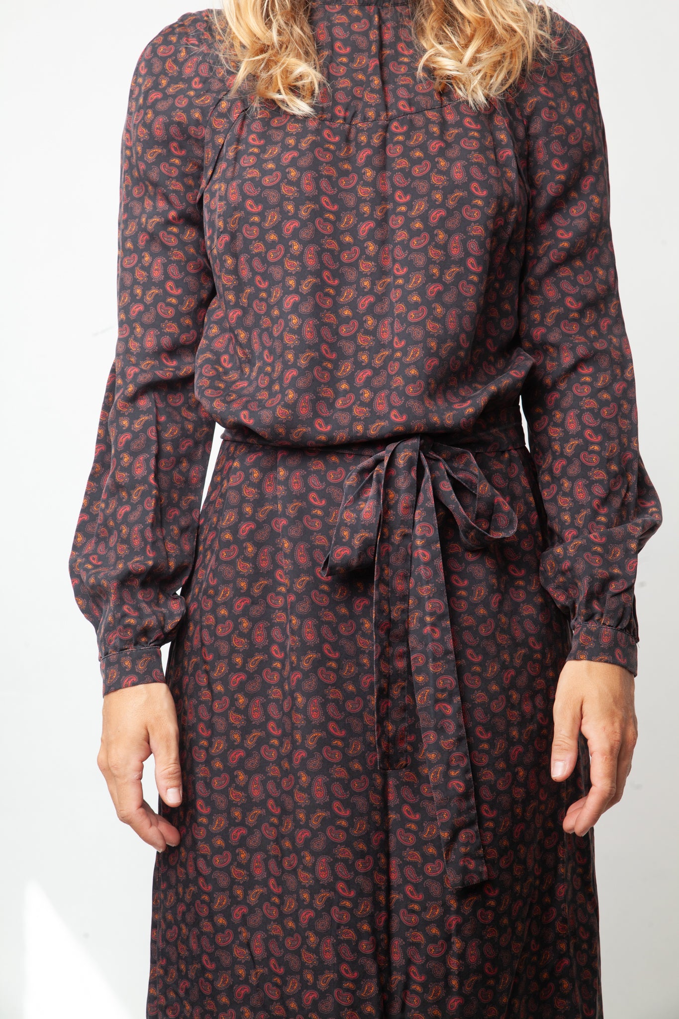 Veronique Branquinho AW 2006-2007 washed cotton paisley print dress