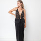 Sylvie Schimmel 2000's crocheted black leather top