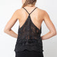 Sylvie Schimmel 2000's crocheted black leather top