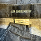 Ann Demeulemeester 2000's grey denim maxi skirt with sparkle
