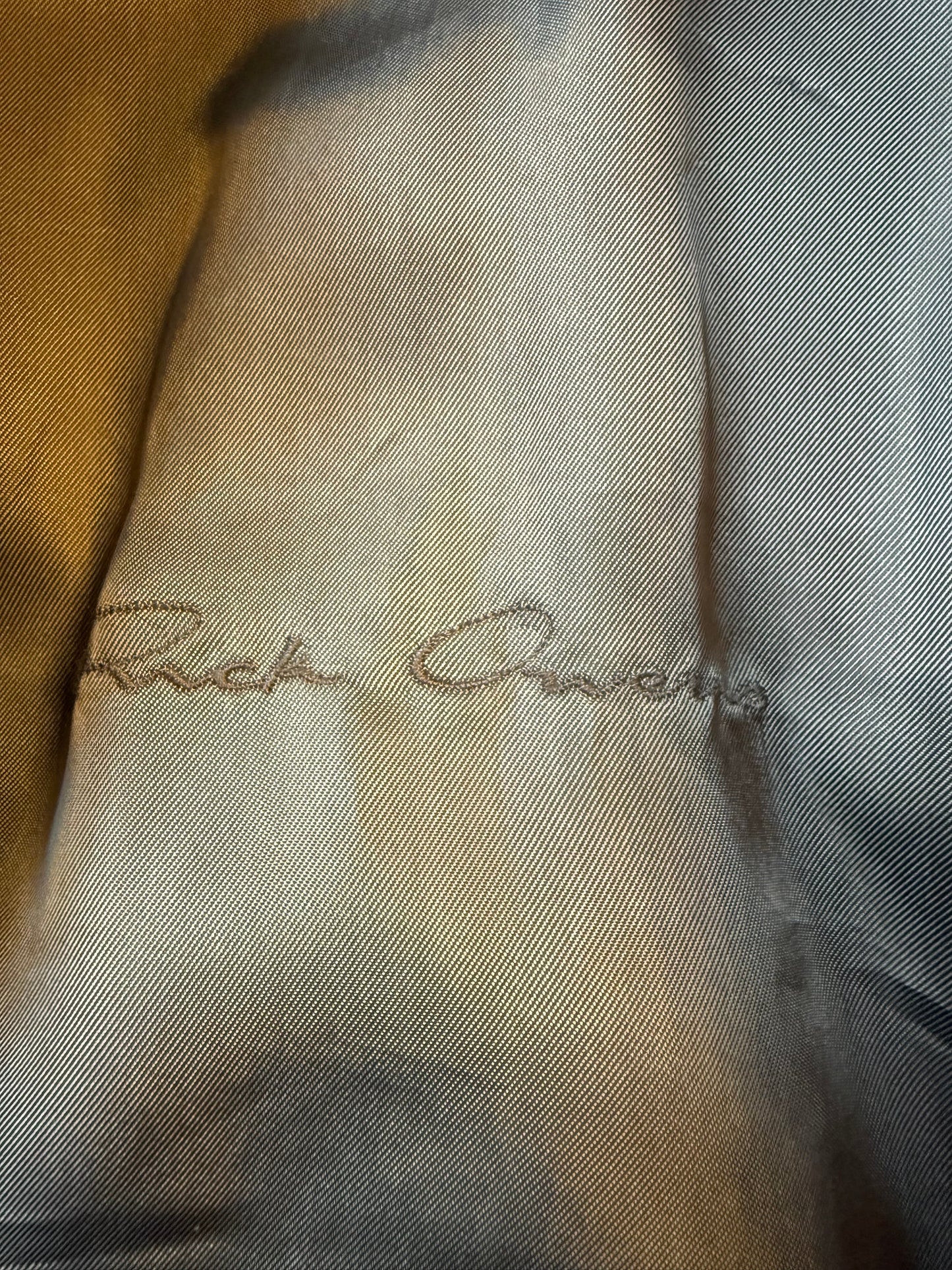 Rick Owens SS 2024 leather lilac cropped blazer with triangular shoulders