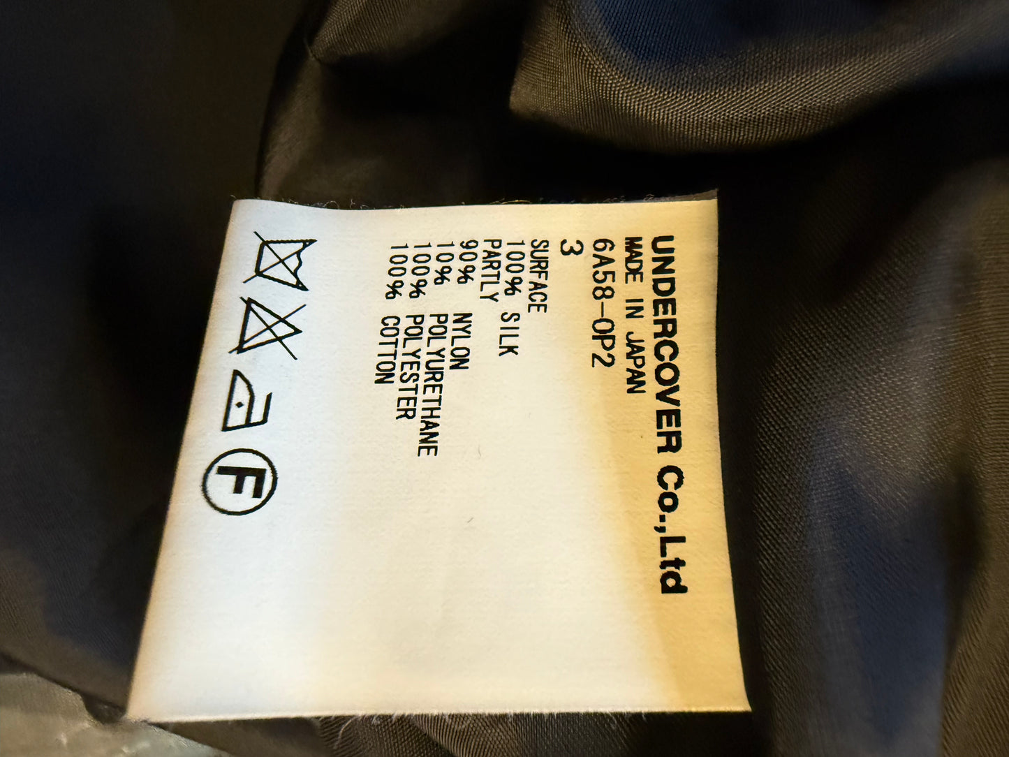 Undercover 2000's multi layer ruffle silk petticoat dress with scarf