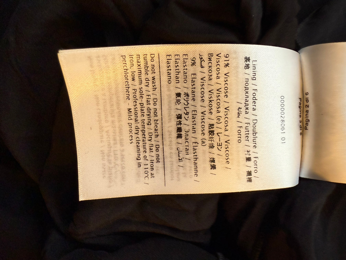 Valentino black heavy knit evening gown with deep V neck and open back