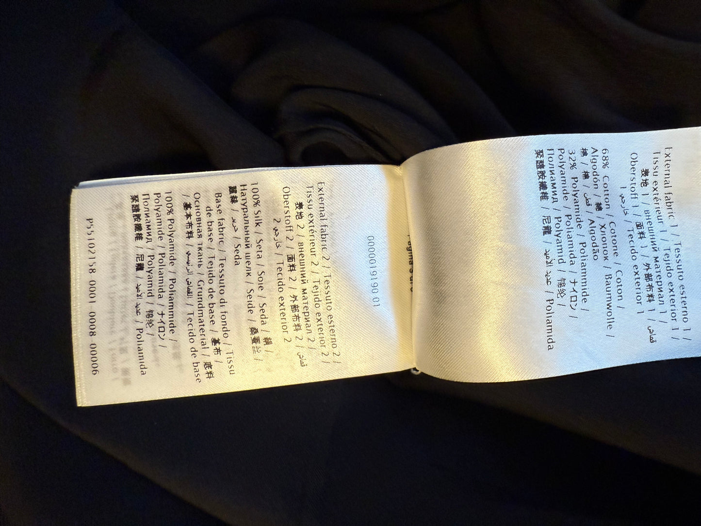 Valentino black slip on dress with lace trims and butterfly embroideries