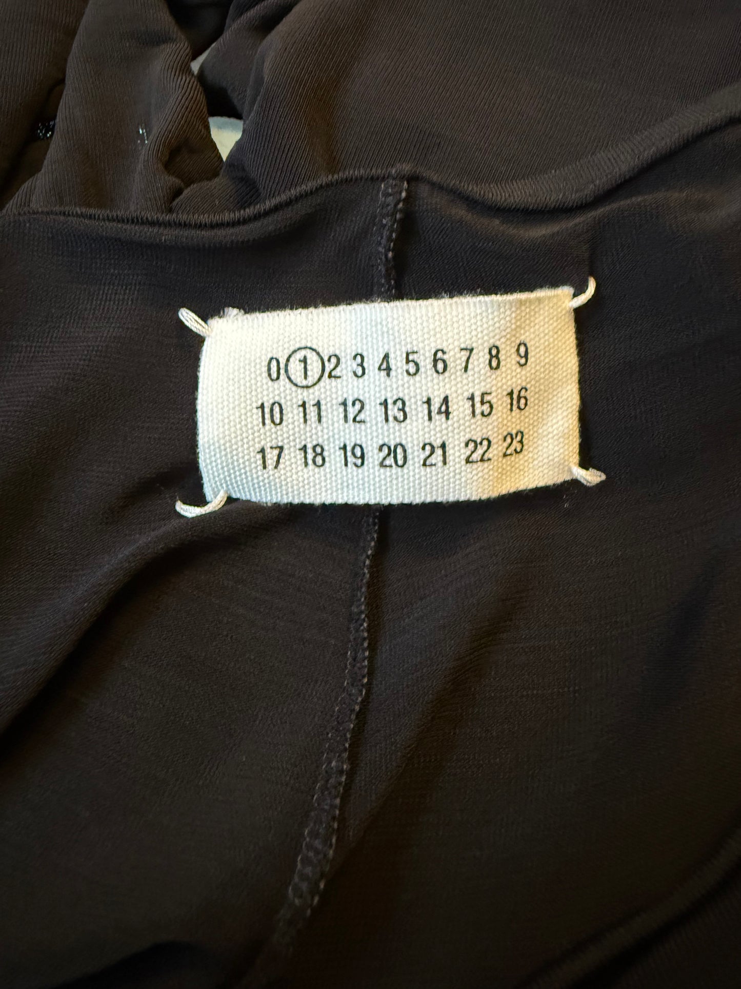 Martin Margiela Spring 2001 black extra long leggings