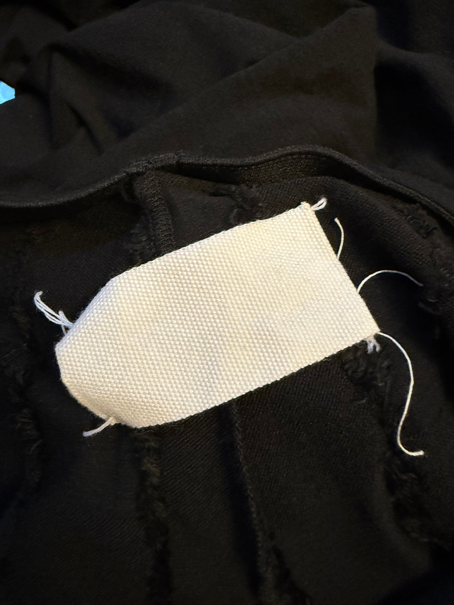 Maison Margiela white label Fall 2008 black chequered leggings