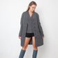 Mani by Armani 90's grey viscose & wool set (cardigan with matching sleeveless vest)