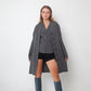 Mani by Armani 90's grey viscose & wool set (cardigan with matching sleeveless vest)