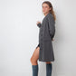 Mani by Armani 90's grey viscose & wool set (cardigan with matching sleeveless vest)