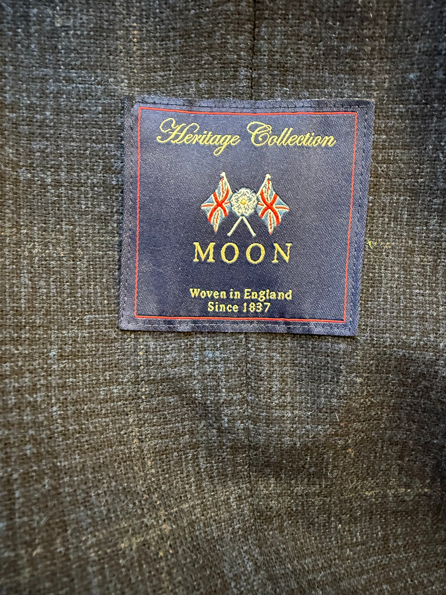 Maison Margiela white label FW 2014 dark blue wool tweed dress