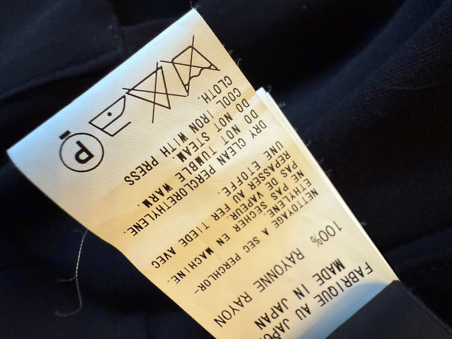 Yohji Yamamoto Y's 90's black long sleeveless gilet with double button closure