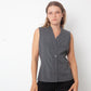 Mani by Armani 90's grey viscose & wool set (cardigan with matching sleeveless vest)