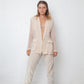 Vintage 1900's Victorian beige cotton striped split drawers / pants