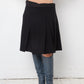 Dries van Noten 90's wool and paper black A-line midi skirt