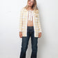 Chanel Cruise 2004 butter yellow and white tweed jacket