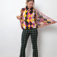 Christian Dior SS 2005 argyle print sleeveless polo shirt