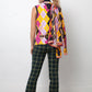 Christian Dior SS 2005 argyle print sleeveless polo shirt